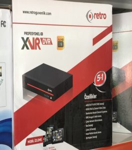 RETRO XVR 8 Lİ KAYIT CİHAZI 1080P